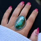 Rising Phoenix Turquoise Ring Size: 9.75