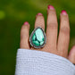 Emerald Rose Variscite Ring Size: 7.25