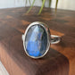 Blue Labradorite Mezzo Ring Size:8