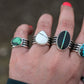 Blackjack Turquoise Quad Band Rind Sz:10