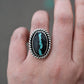 Blackjack Turquoise Twisted Ring sz:8.5
