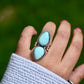Natural Fox Turquoise Ring Size: 8
