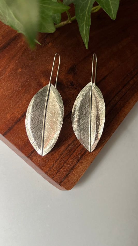 Autumn- Large Leaf Earrings (1)