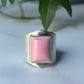 Pink Conch Saddle Ring (Size 7.5)