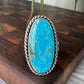 Turquoise Mountain Ring Size:7.5