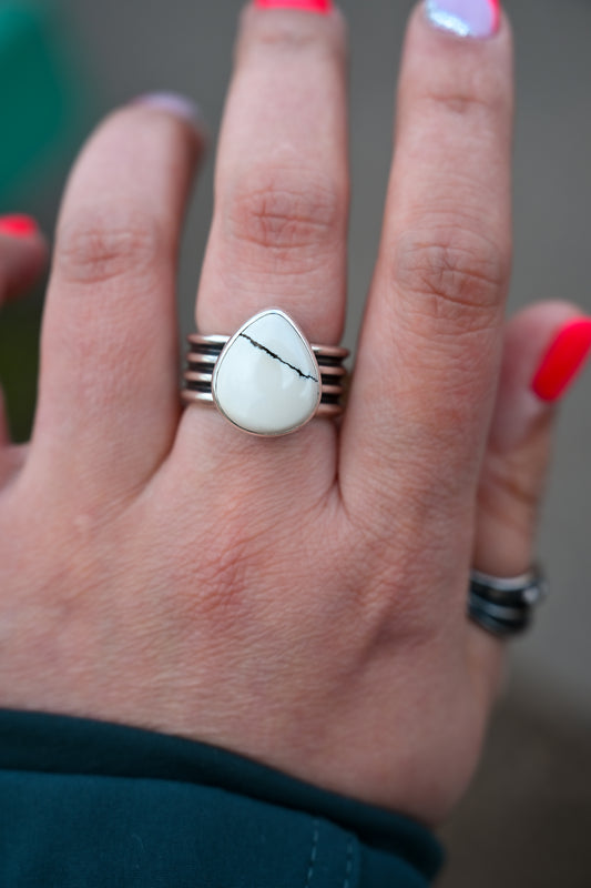 Ivory Creek Quad Band Ring Sz:8.5