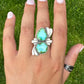 Sonoran Rose Turquoise Ring "Made to Size"