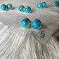 Kingman Turquoise "Mini" Studs (8mm)