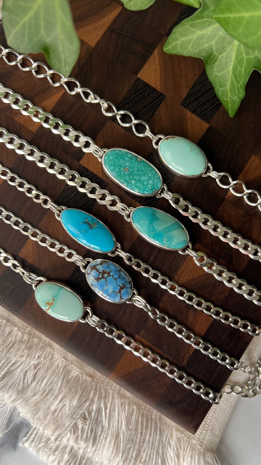 Blue Moon Turquoise Choker Necklace