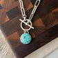 Cloud Mountain Turquoise Lariat Necklace