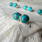 Kingman Turquoise "Mini" Studs (8mm)