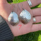 Sterling Silver Hammered Earrings