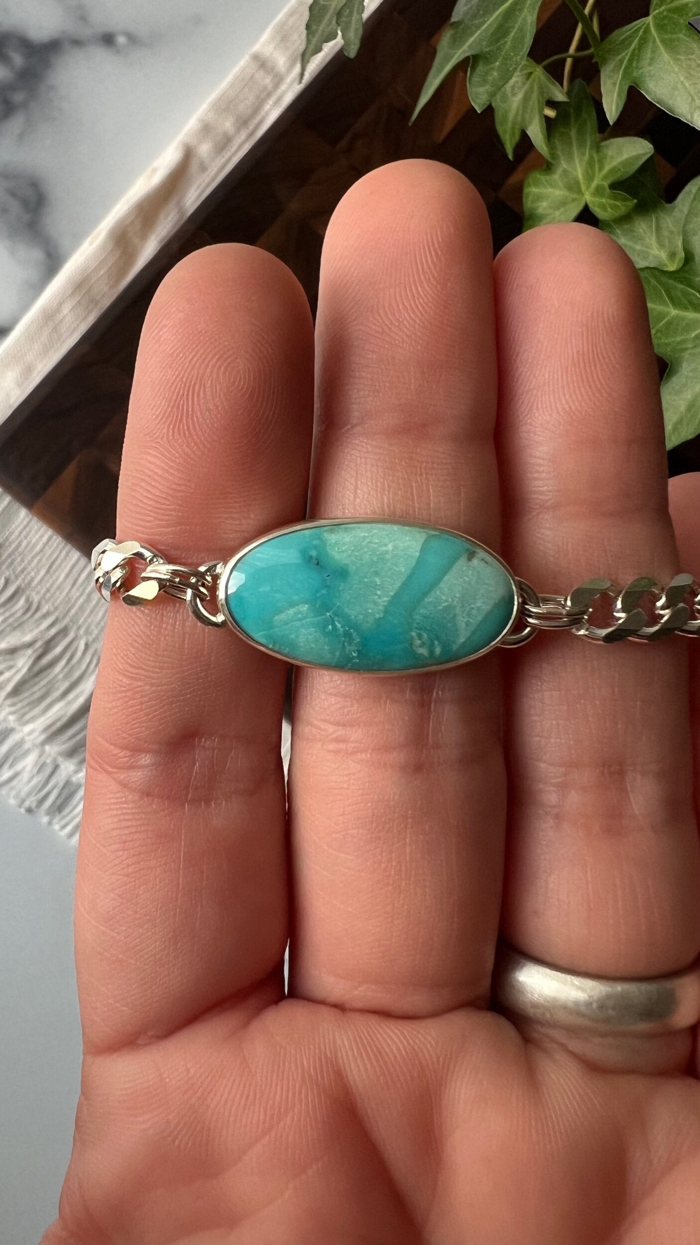 Blue Moon Turquoise Choker Necklace