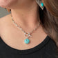 Cloud Mountain Turquoise Lariat Necklace