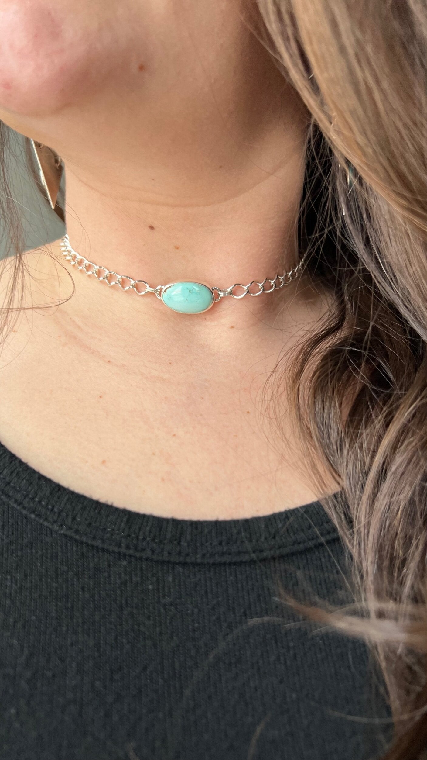 Royston Turquoise Choker Necklace