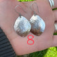 Sterling Silver Hammered Earrings