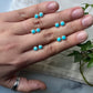 Kingman Turquoise "Mini" Studs (5mm)