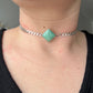 Broken Arrow Variscite Choker Necklace