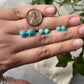 Kingman Turquoise "Mini" Studs (8mm)