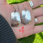 Sterling Silver Hammered Earrings