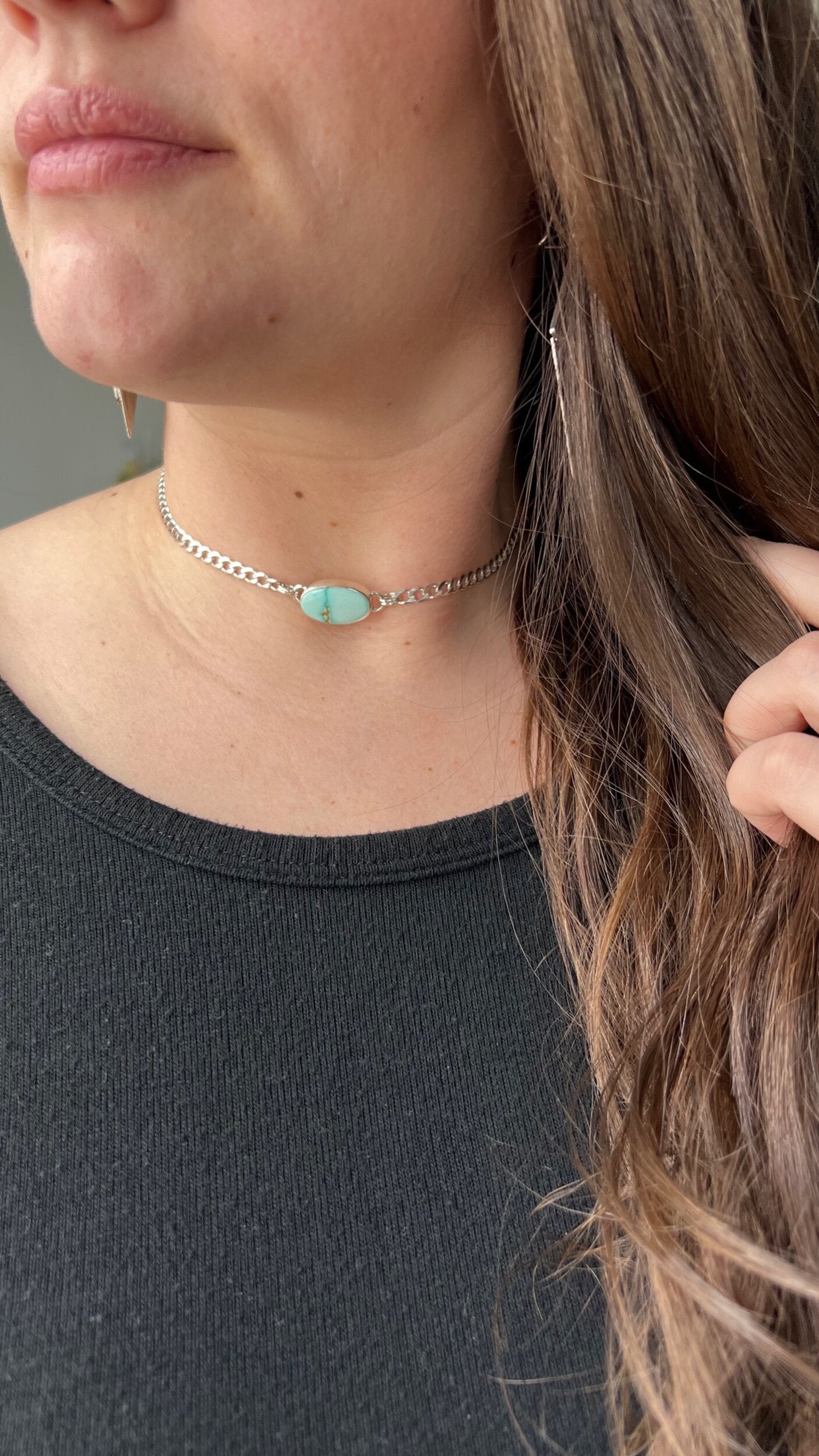 #8 Turquoise Choker Necklace