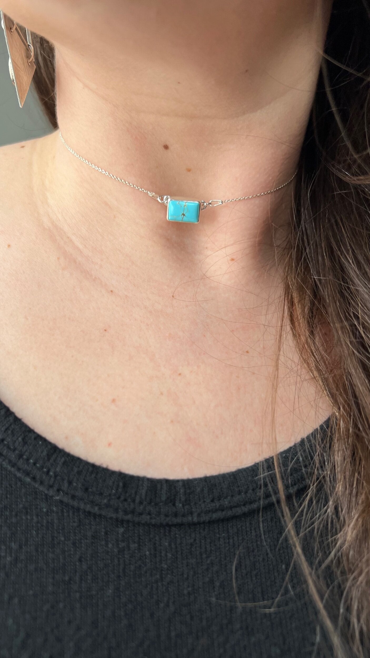 General Thomas Turquoise Choker (14 Inch)