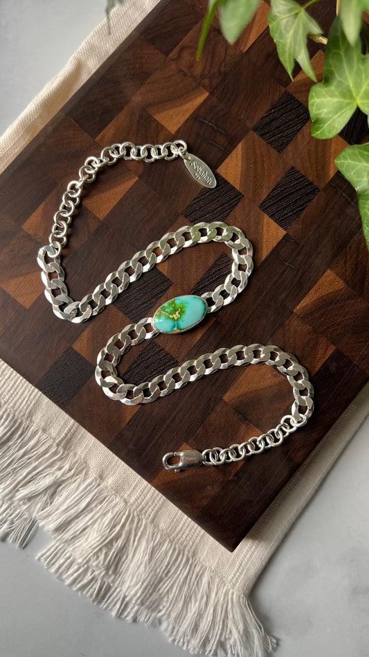 Sonoran Gold Turquoise Choker (Wide) Necklace