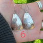 Sterling Silver Hammered Earrings