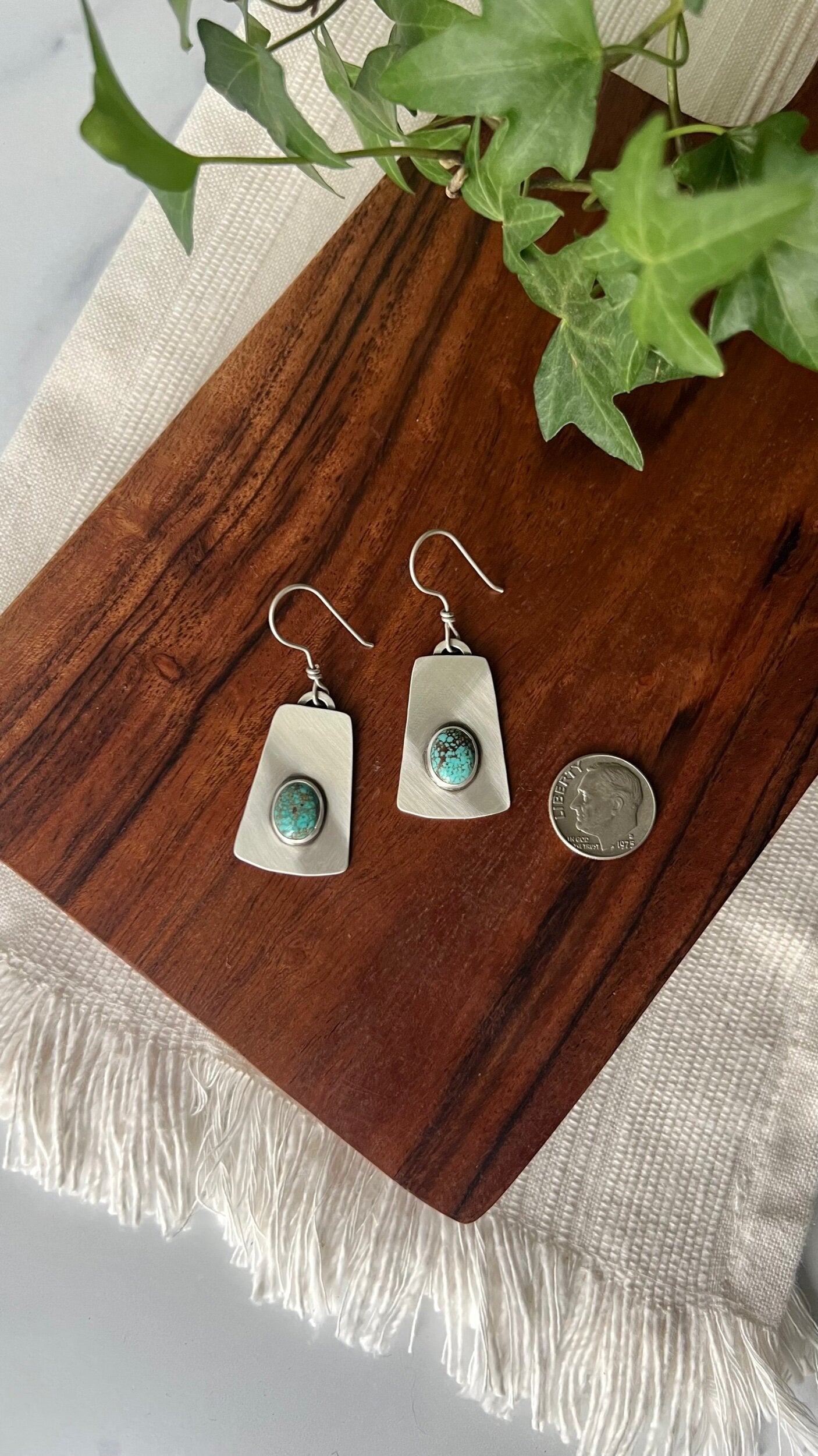 *Mayzie* Turquoise Earrings small