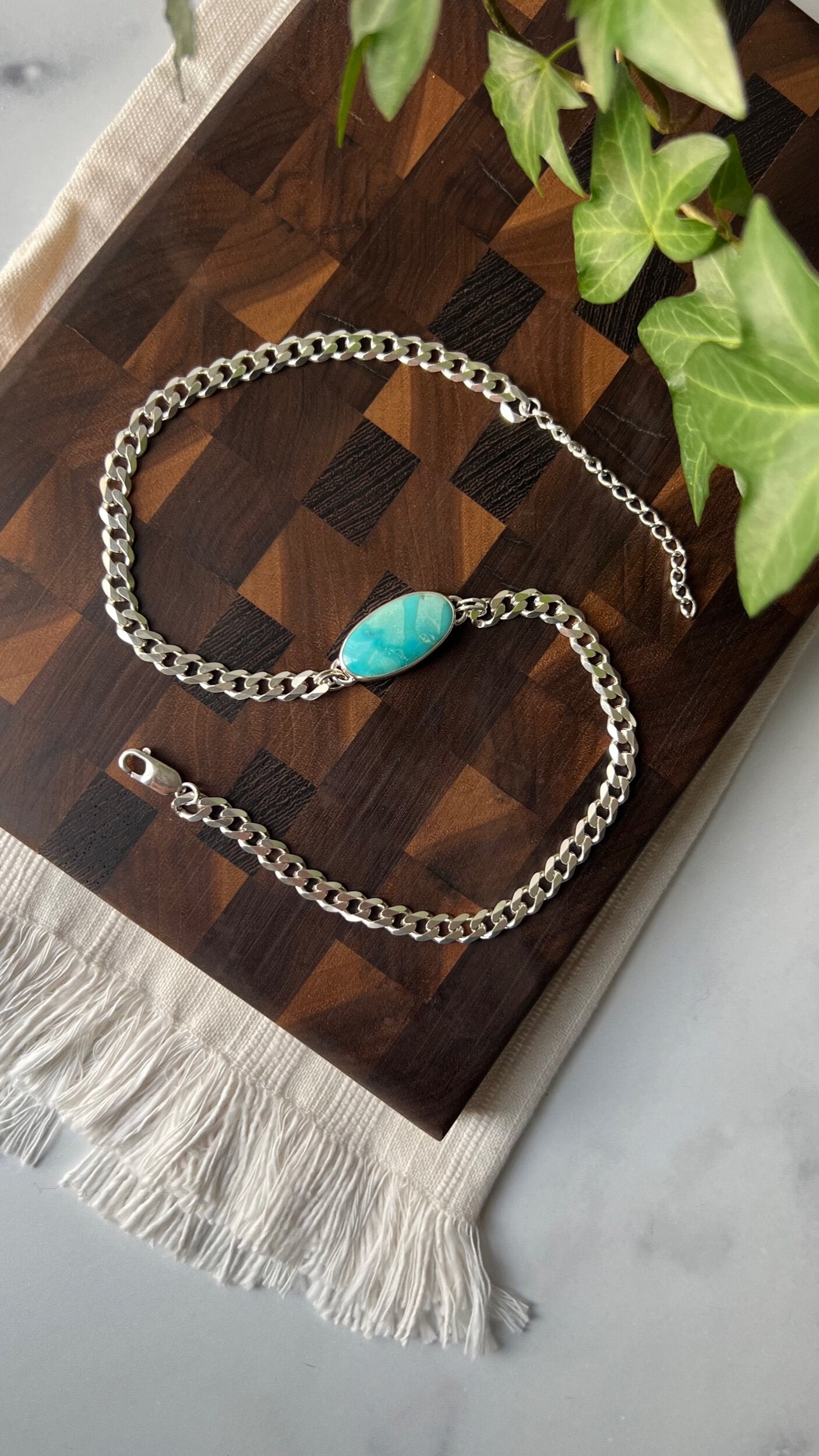 Blue Moon Turquoise Choker Necklace