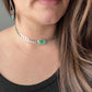Sonoran Gold Turquoise Choker (Wide) Necklace