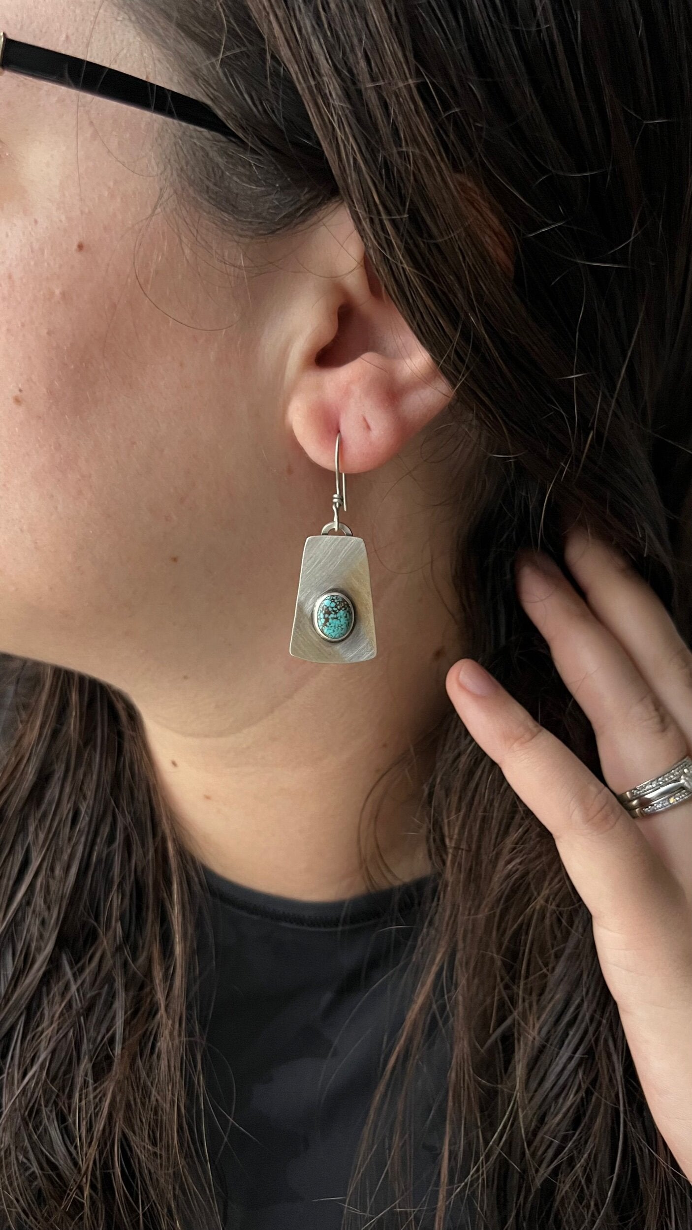 *Mayzie* Turquoise Earrings small