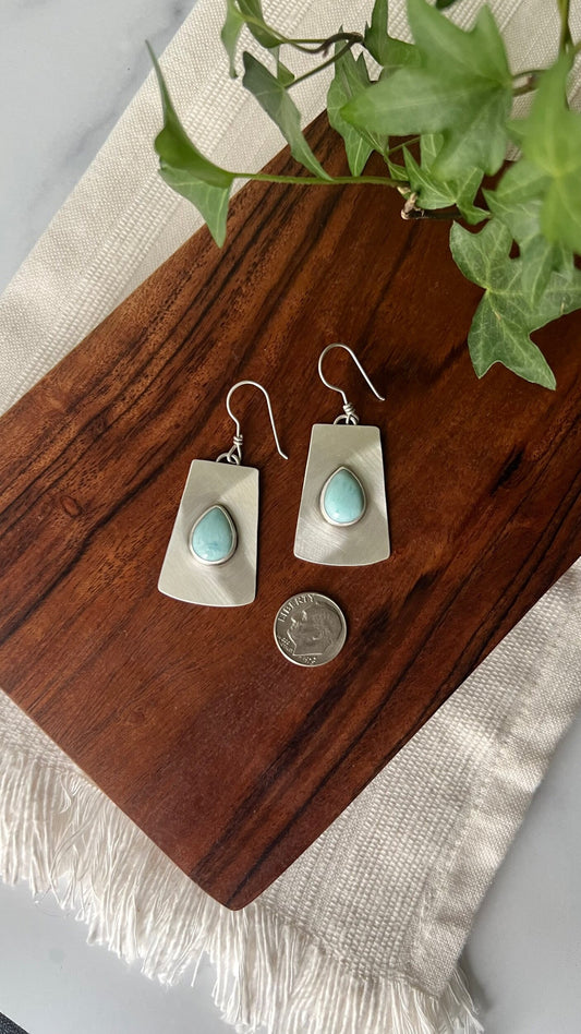 *Mayzie* Larimar Earrings