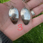 Sterling Silver Hammered Earrings