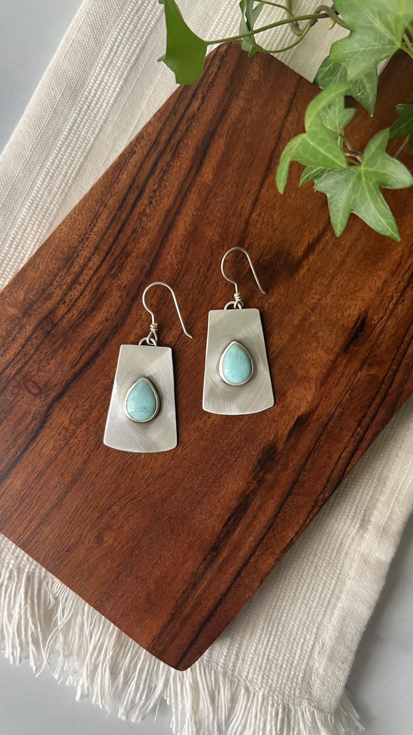 *Mayzie* Larimar Earrings