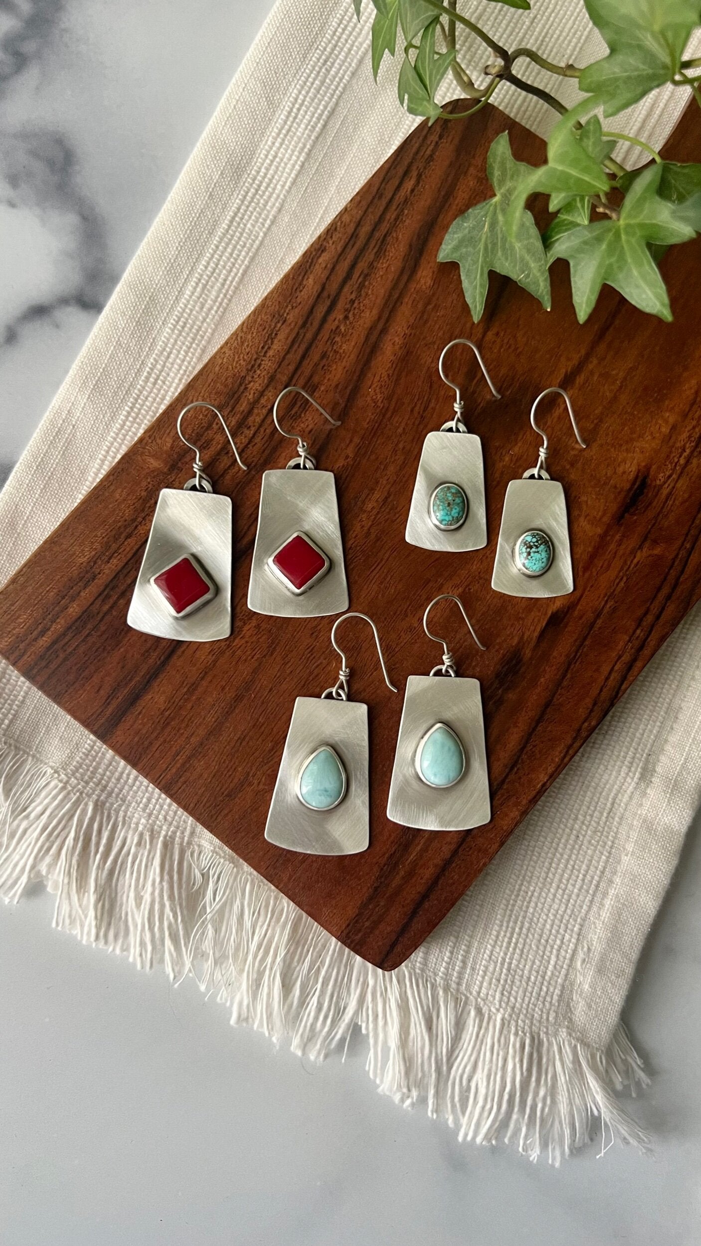 *Mayzie* Larimar Earrings