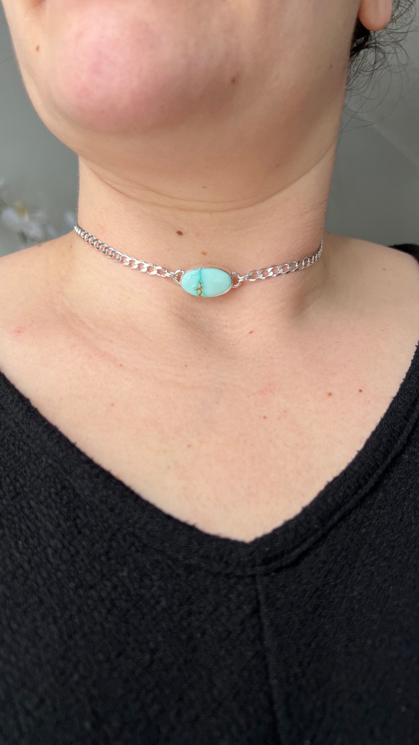 #8 Turquoise Choker Necklace