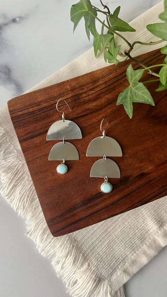 *Stevie* Lavender Turquoise Earrings