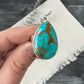 Natural Royston Turquoise Mondo Ring Size 9.75 Wide Band