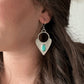 Emerald Valley Turquoise Boho Earrings