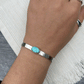 Lone Mountain Turquoise Cuff (M/L Thin Band)