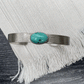 Lone Mountain Turquoise Cuff (M/L Wide Band)