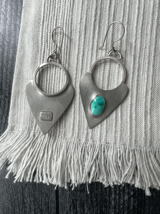 Emerald Valley Turquoise Boho Earrings