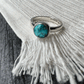 Blue Moon Turquoise Mezzo Ring Size 8