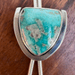 White Water Turquoise Bolo Tie