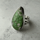 Australian Variscite Mondo Ring Size 6.5-Wide Band