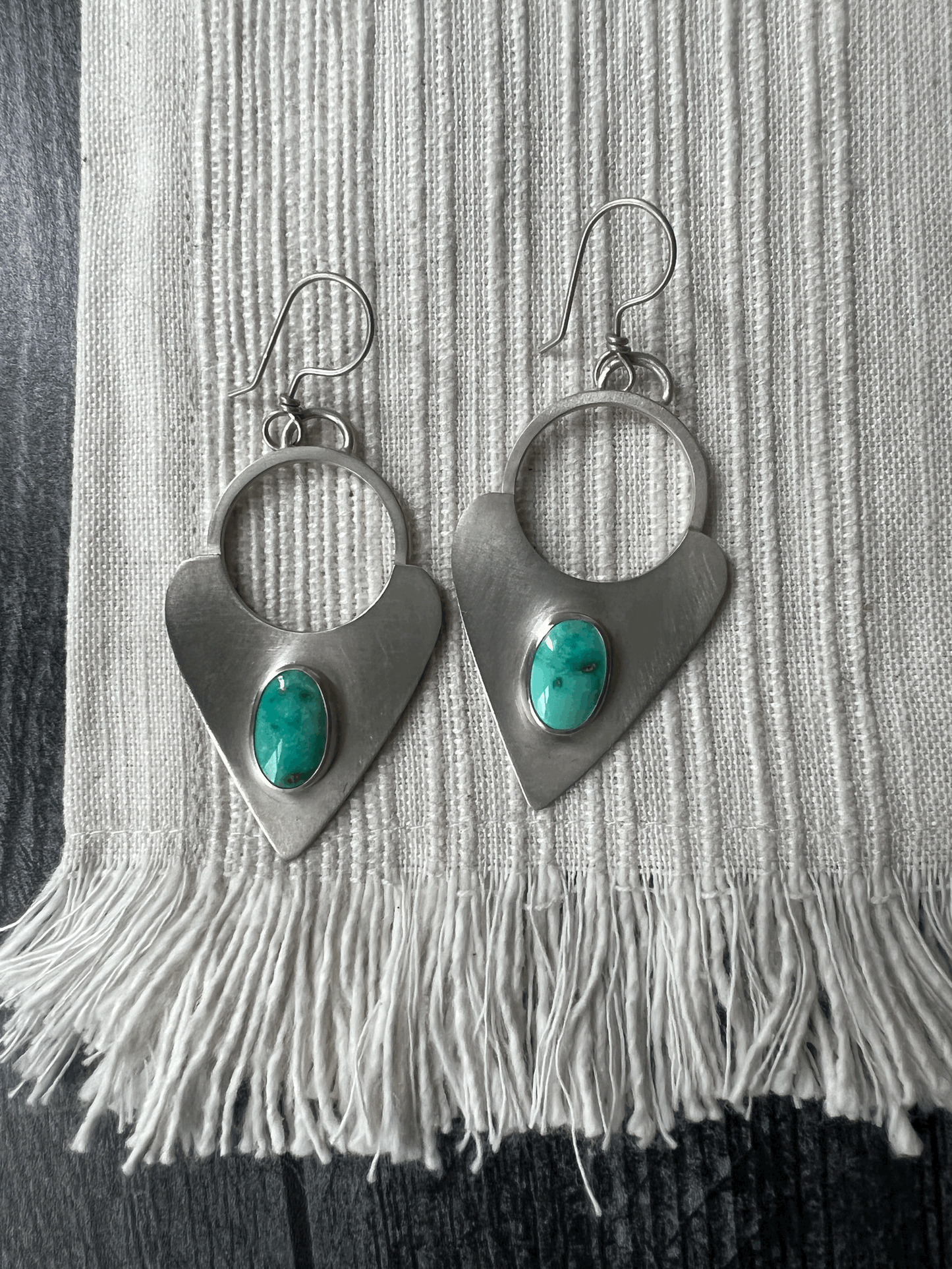 Emerald Valley Turquoise Boho Earrings