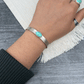 Lone Mountain Turquoise Cuff (M/L Wide Band)